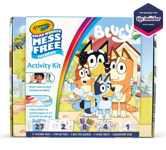 Color Wonder Mess Free Activity Kit Bluey