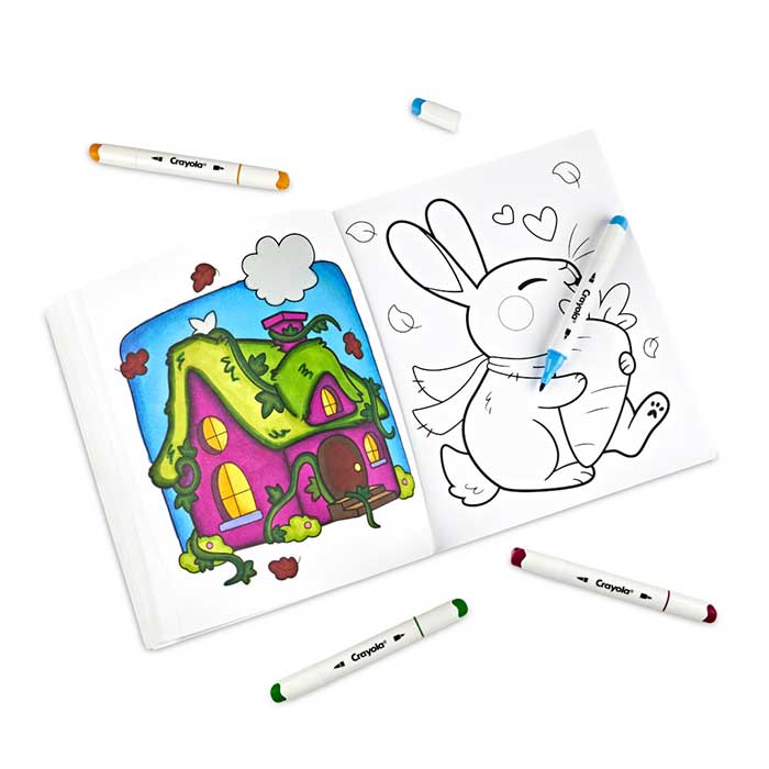 Cozy Cottages Adult Coloring Book 32 Pages