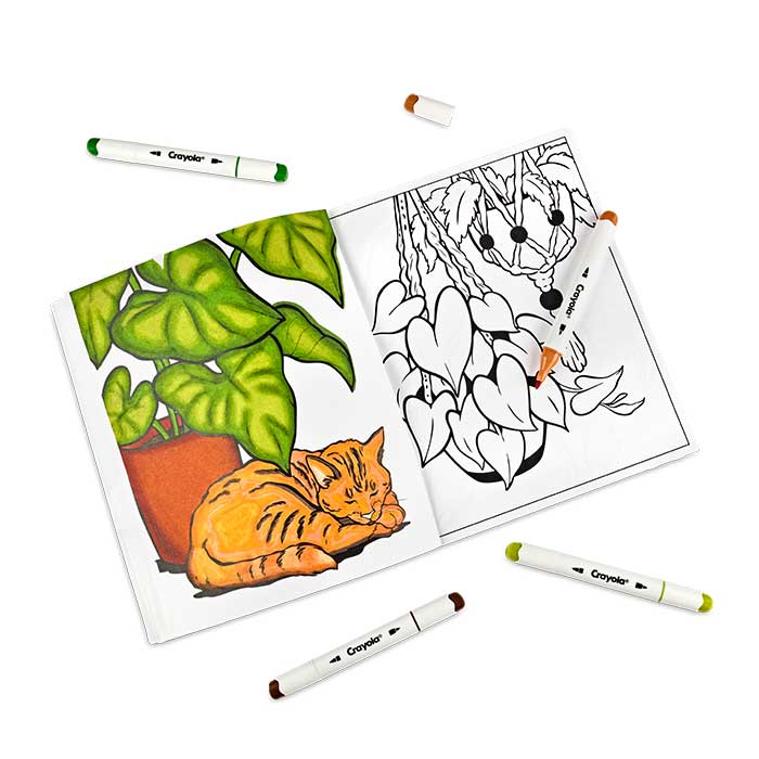 Plant Lady Adult Coloring Book 32 Pages