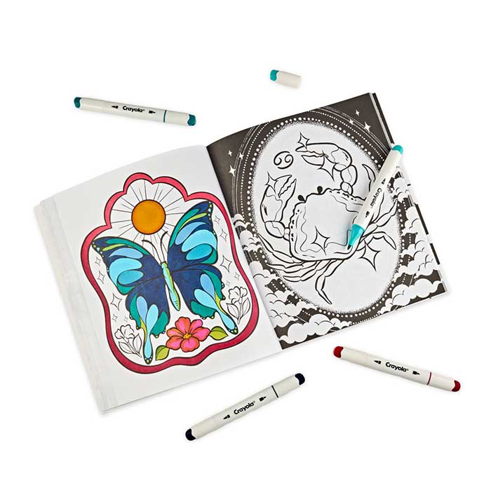 Mercury in Retrograde Adult Coloring Book 32 pages