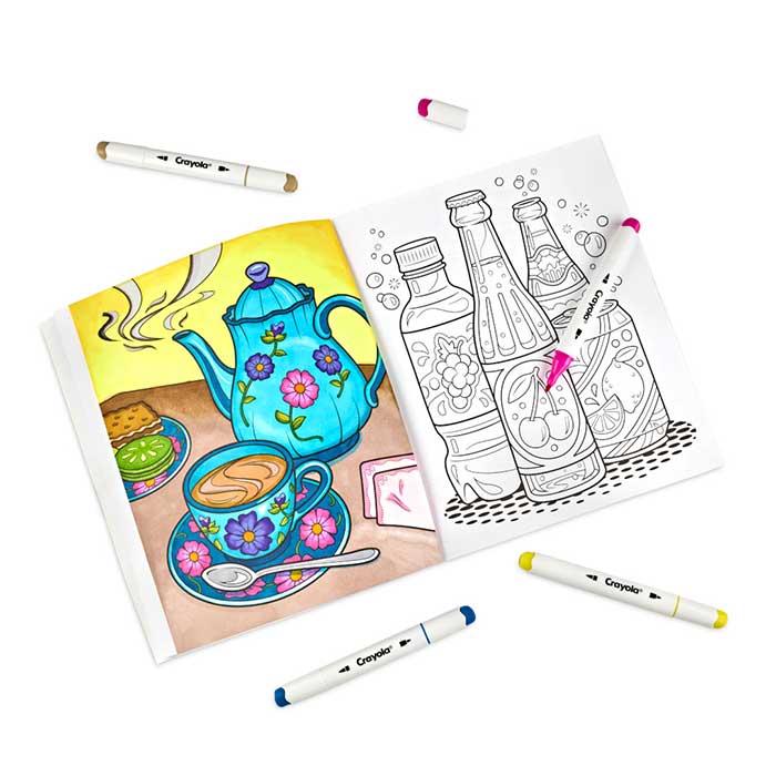 Stay Hydrated Adult Coloring Book 32 Pgs