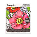 Flower Child Adult Coloring Book 32 Pages