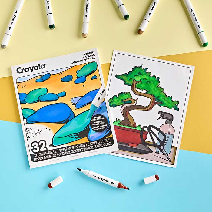 Vibing Adult Coloring Book 32 pages