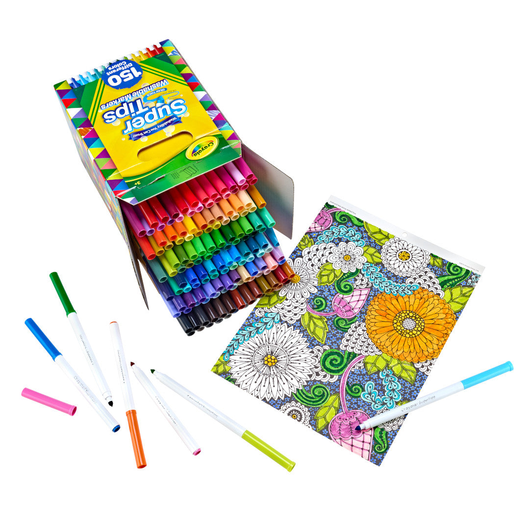 Super Tips Washable Markers 150 Count