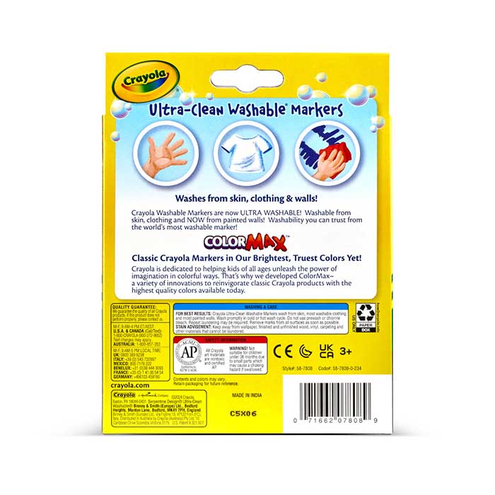Ultra-Clean Washable Markers Broad Line 8 Count