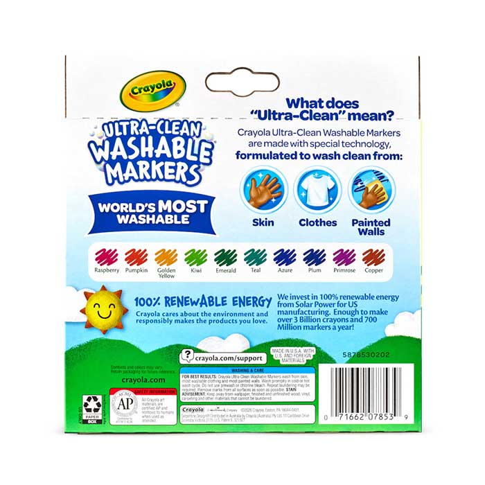 Ultra-Clean Markers Broad Line Bold 10 ct.