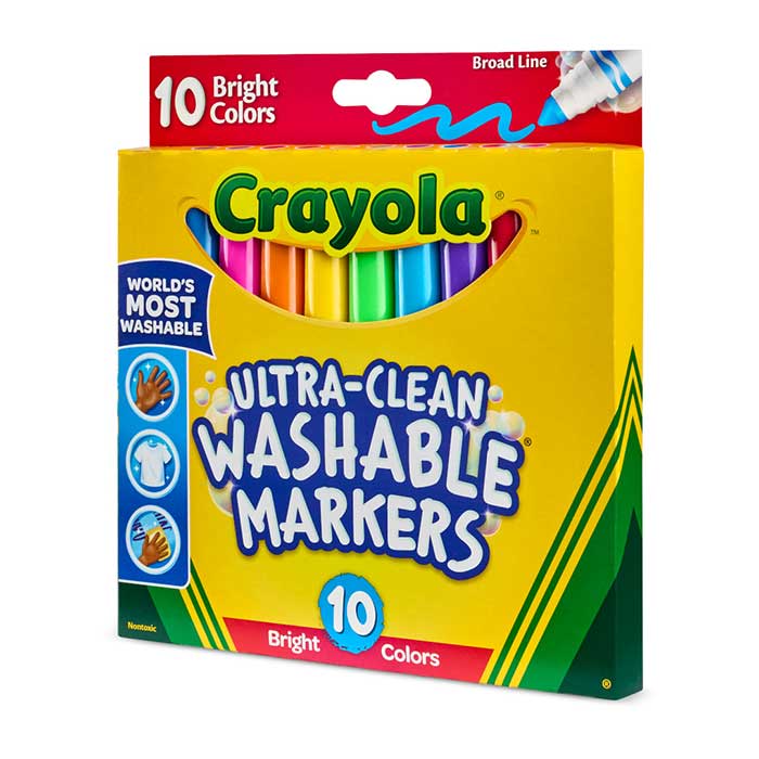 Ultra-Clean Markers Broad Line Bright 10 ct.