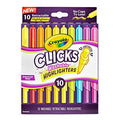 Clicks Retractable Highlighters 10 count