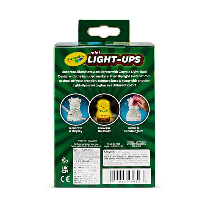 Mini Light-Ups Recolorable Reindeer