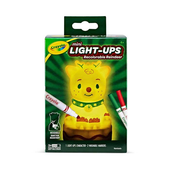 Mini Light-Ups Recolorable Reindeer