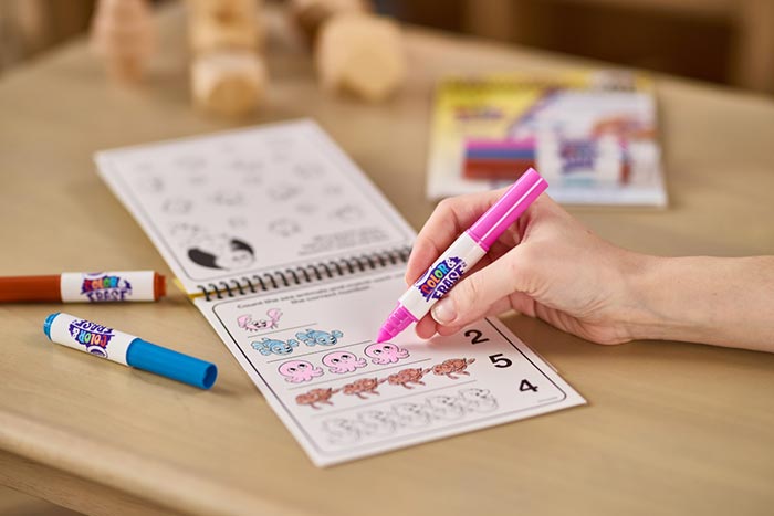 Color &amp; Erase Reusable Activity Pad Numbers