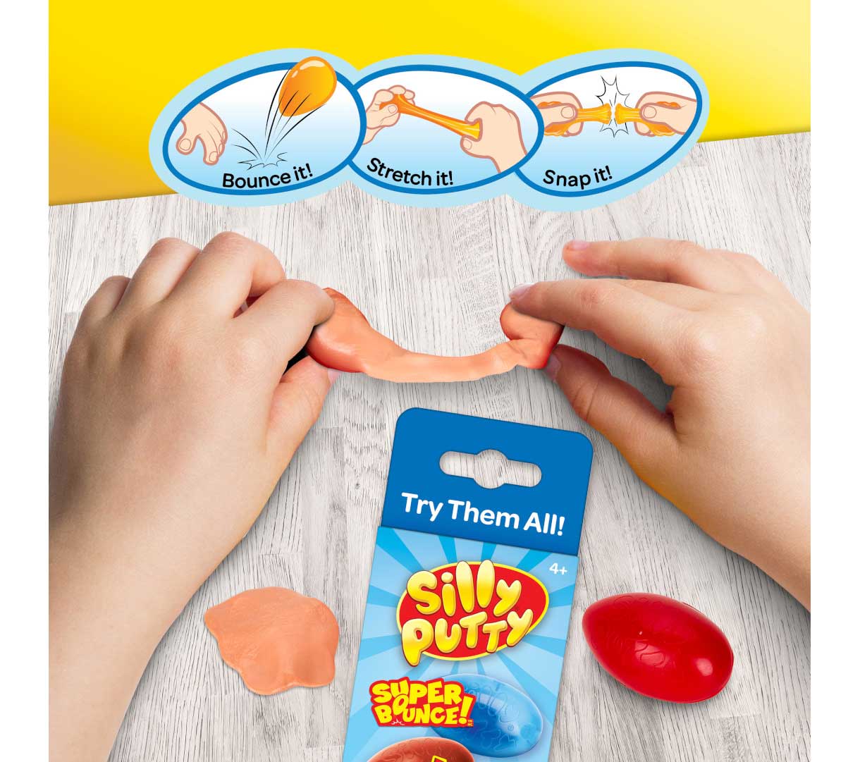 Silly Putty Specialty Pack 4 Count