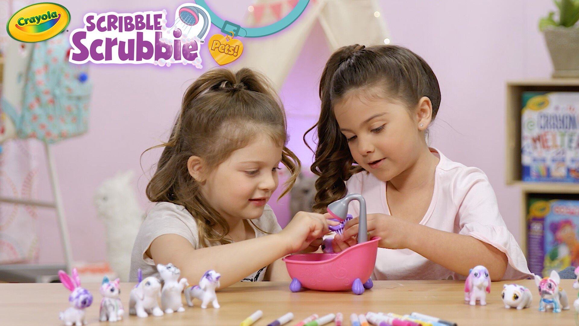 Scribble Scrubbie Pets Hamster &amp; Rabbit 2 Count