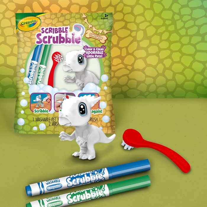 Crayola Scribble Scrubbie Dino 1 Ct