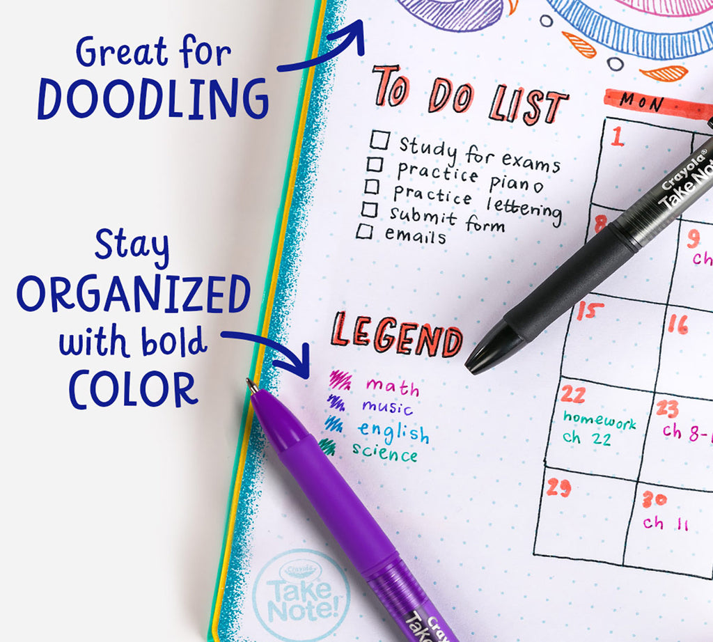 Take Note Washable Gel Pens 14 Count